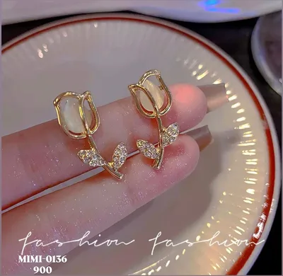 🌹 Bloom & Charm Hoop Earrings