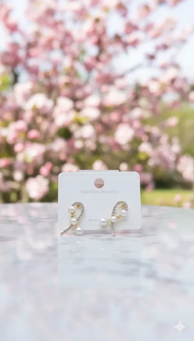 🌸 Cherry Blossom Cluster Earrings