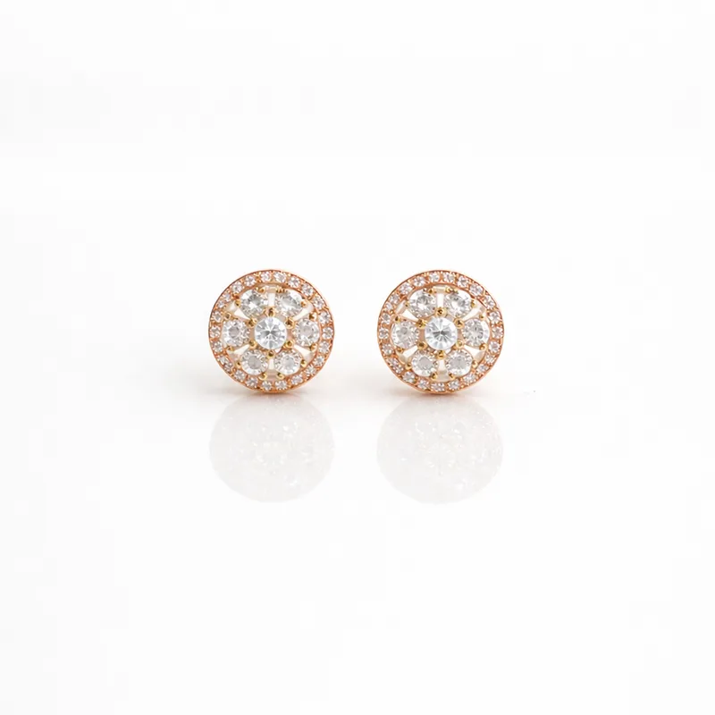 πΈ CZ Cherry Bloom Cluster Earrings β photo 1
